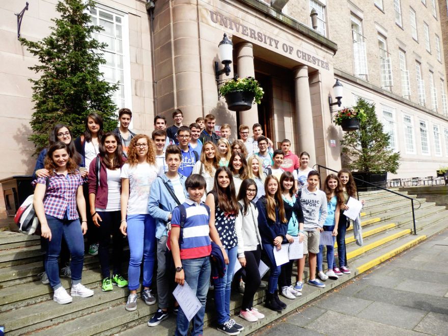 English in Chester - Teenager Gruppe